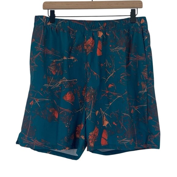 The North Face Wander Shorts Teal Orange Men's Size Large - Picture 1 of 9